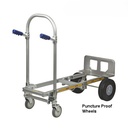 Liftek Sack Truck Foldatruk Small Puncture Proof Wheels and D Nose