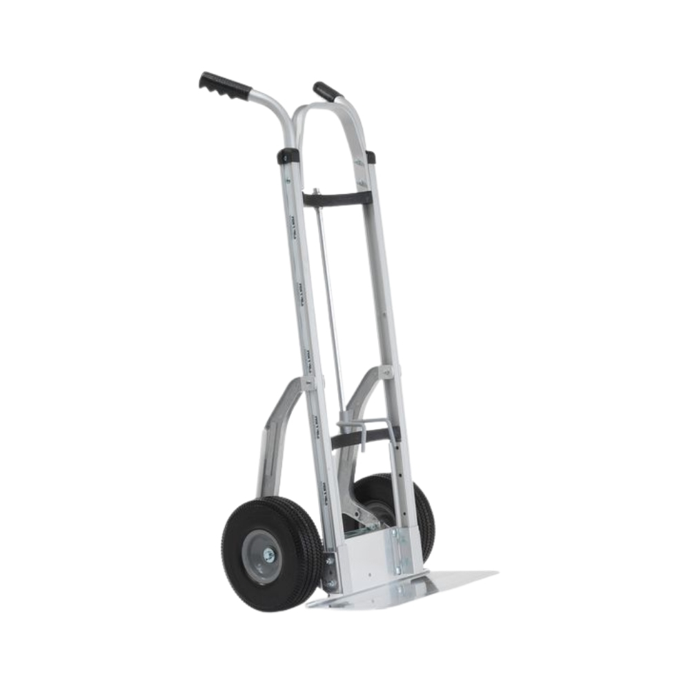Liftek Sack Truck Mercha - Keg Hook Frame, D Nose, 16 Handle, PP Wheels, Step Sliders