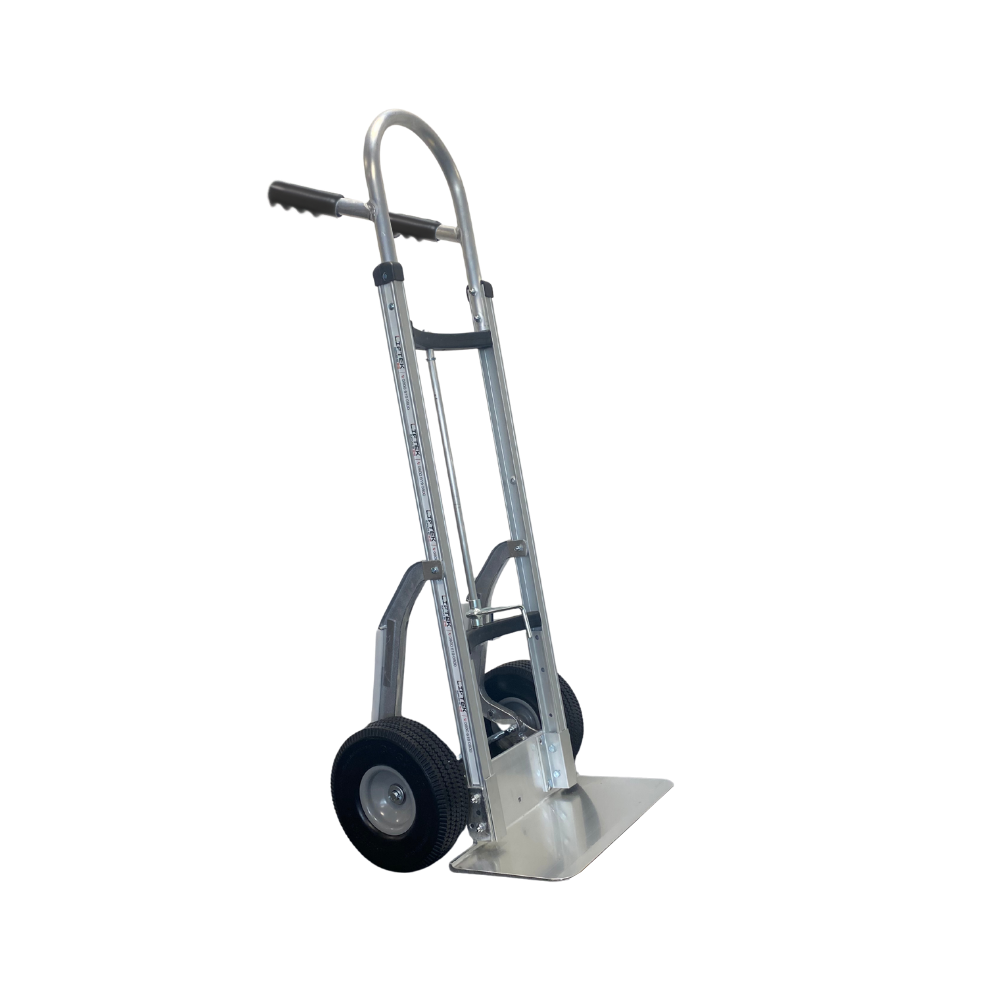 Liftek Sack Truck Mercha - Keg Hook Frame, D Nose, 30 Handle, PP Wheels, Step Sliders