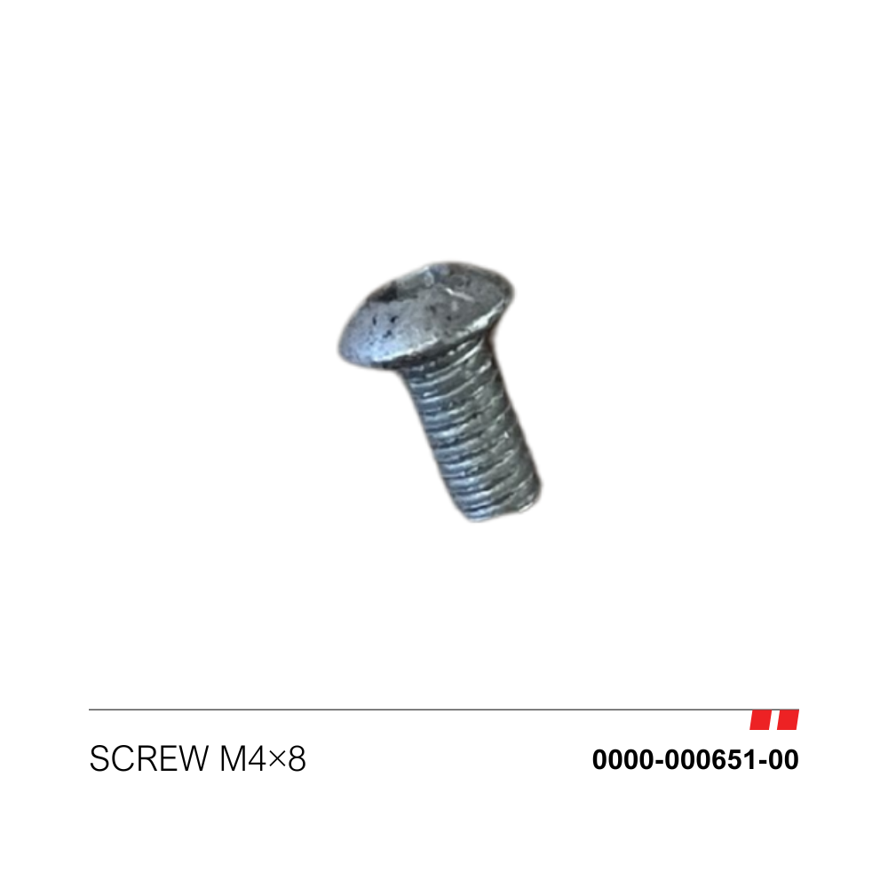 Screw M4*8 [0000-000651-00]