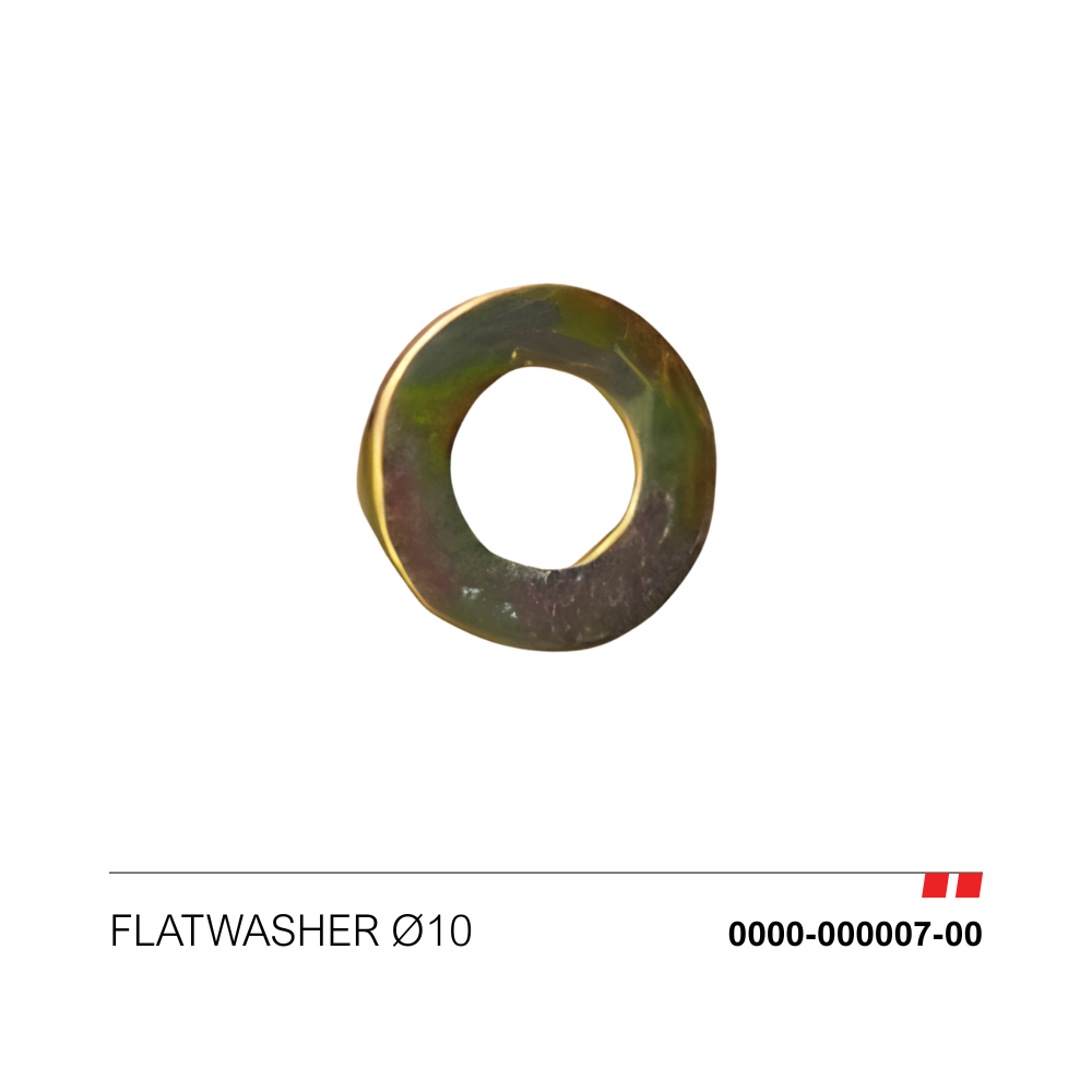 Flatwasher ø10 [0000-000007-00]