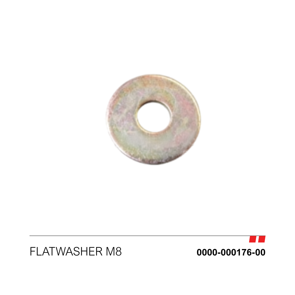 Flatwasher M8 [0000-000176-00]
