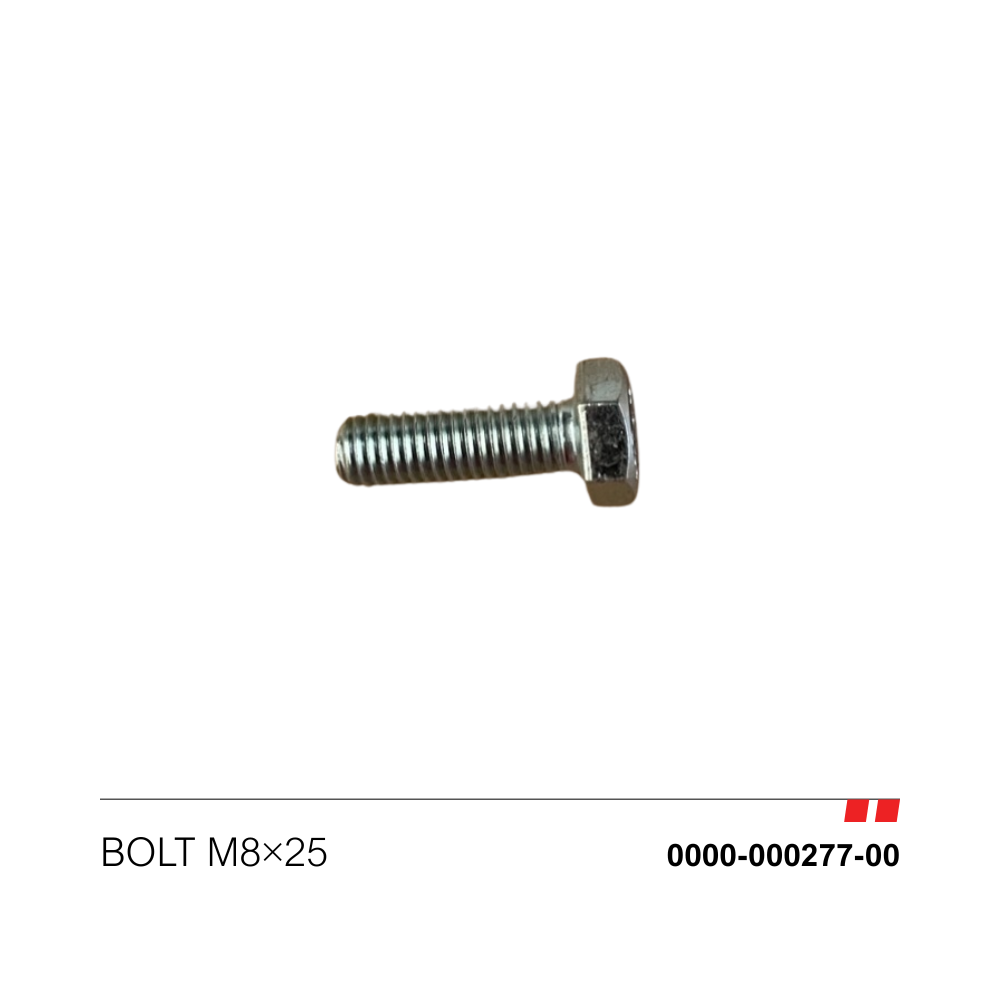 Bolt Screw M8×25 [0000-000277-00]