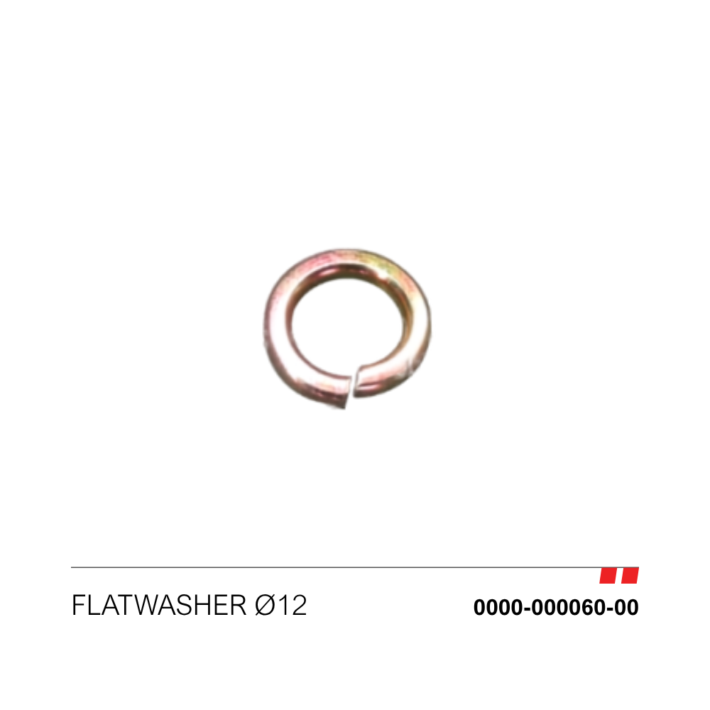 Flatwasher ø12 [0000-000060-00]