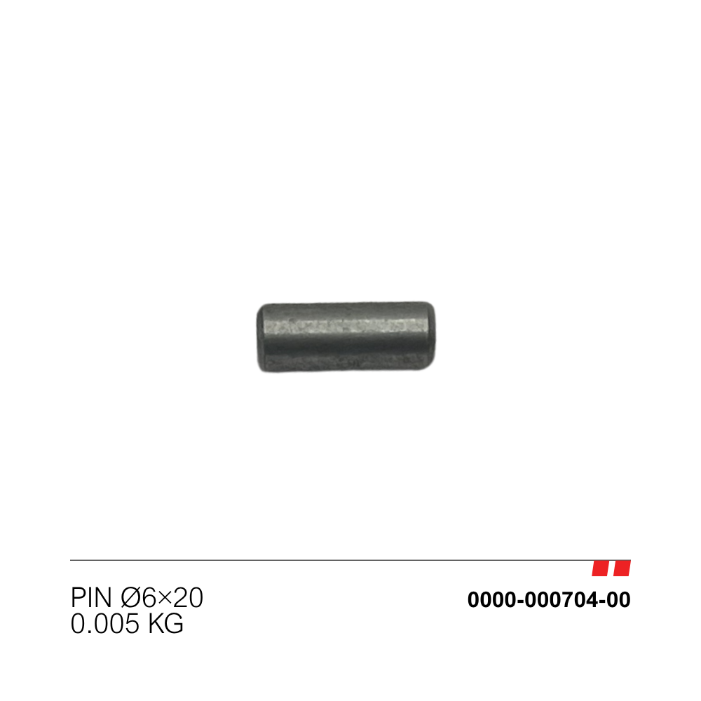 Pin ø6×20 [0000-000704-00]