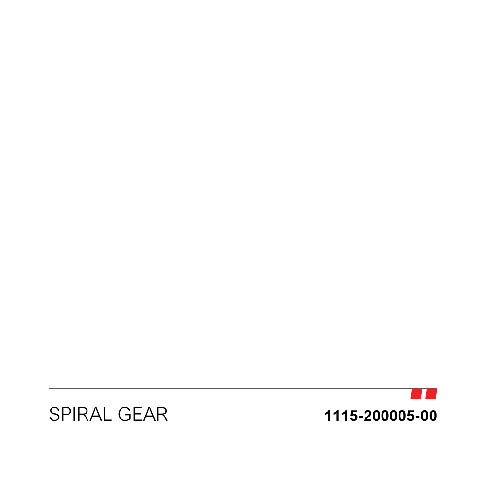 Spiral Gear [1115-200005-00]