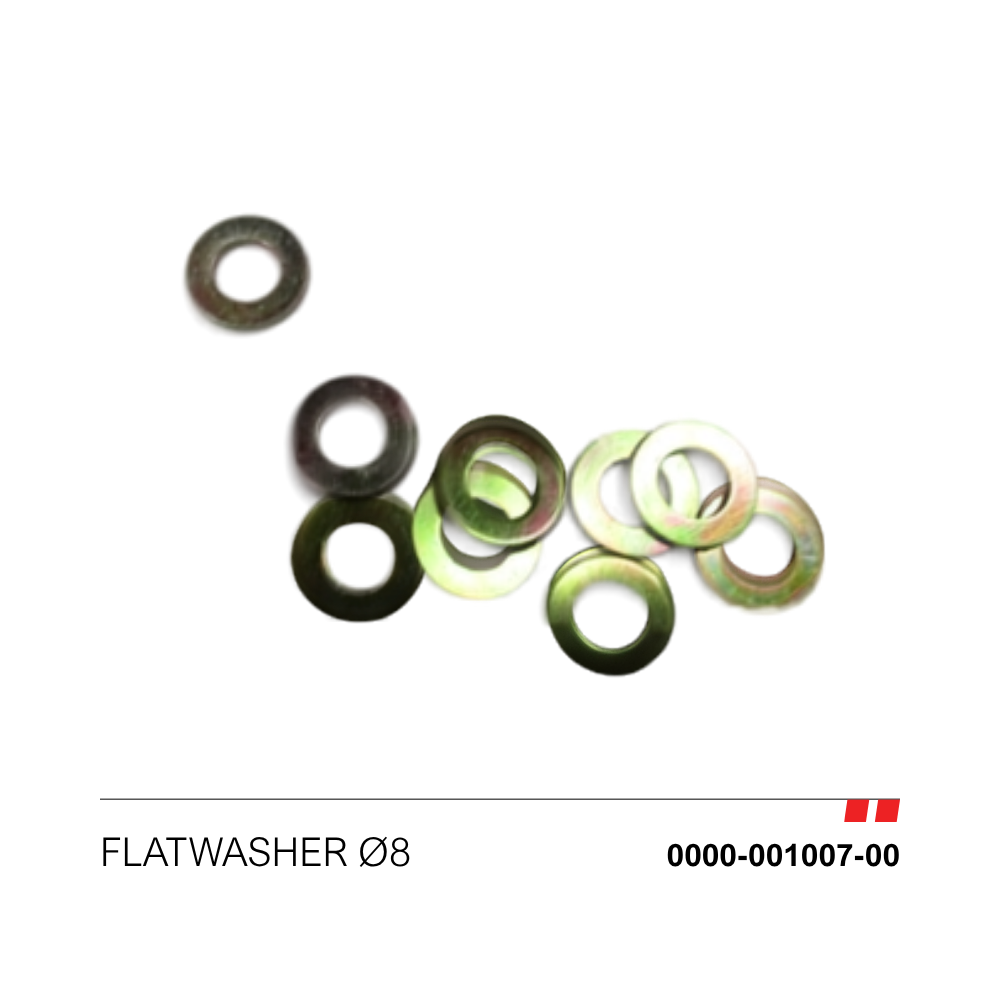 Flatwasher ø8 [0000-001007-00]
