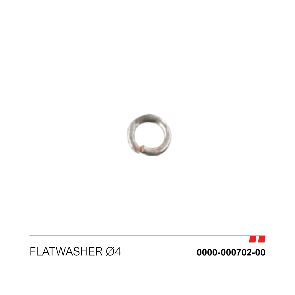 Flatwasher ø4 [0000-000702-00]