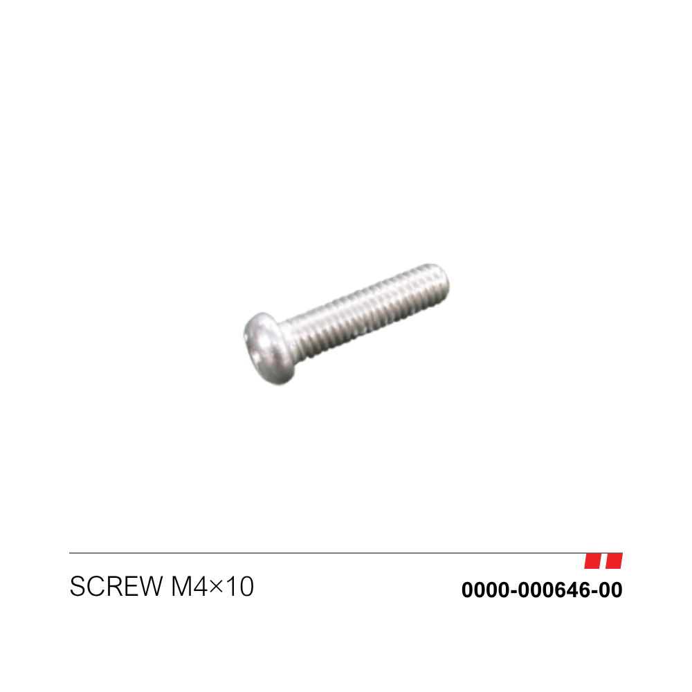 Screw M4*10 [0000-000646-00]