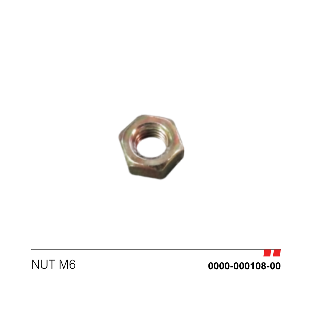 Nut M6 [0000-000108-00]