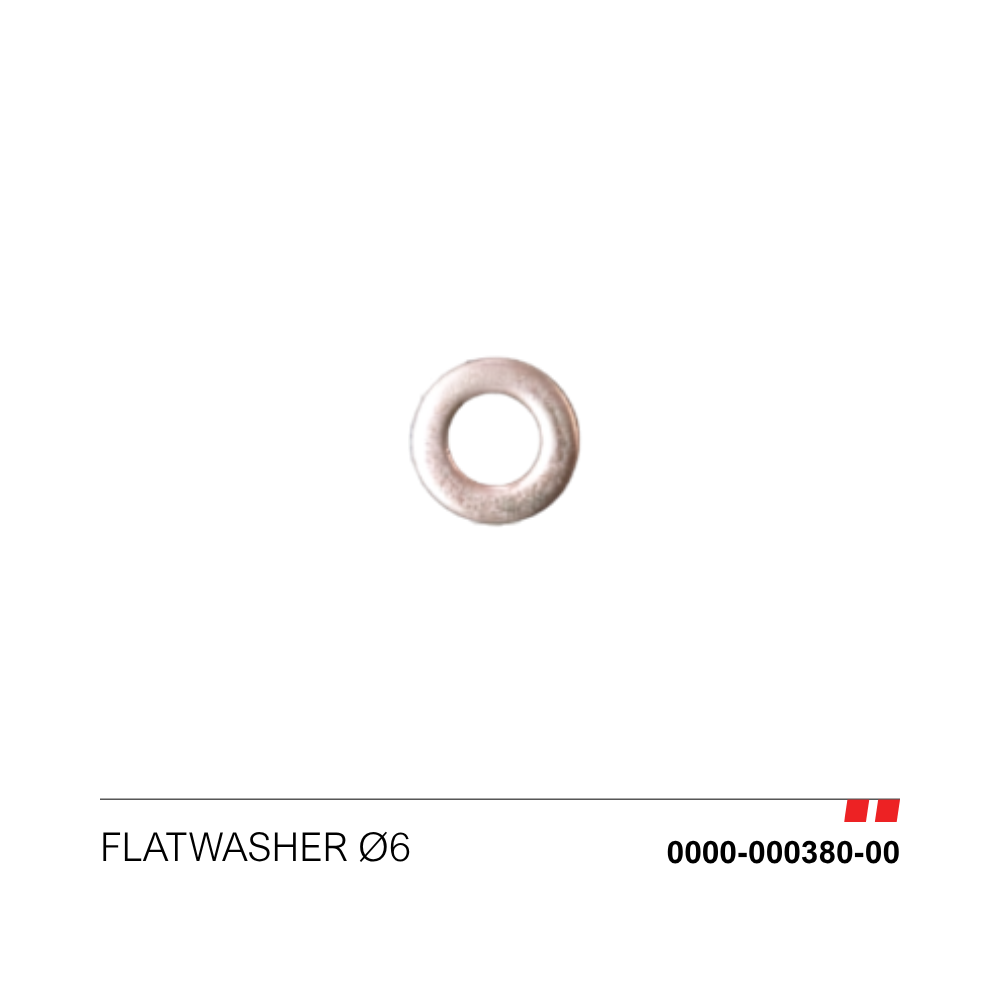 Flatwasher ø6 [0000-000380-00]