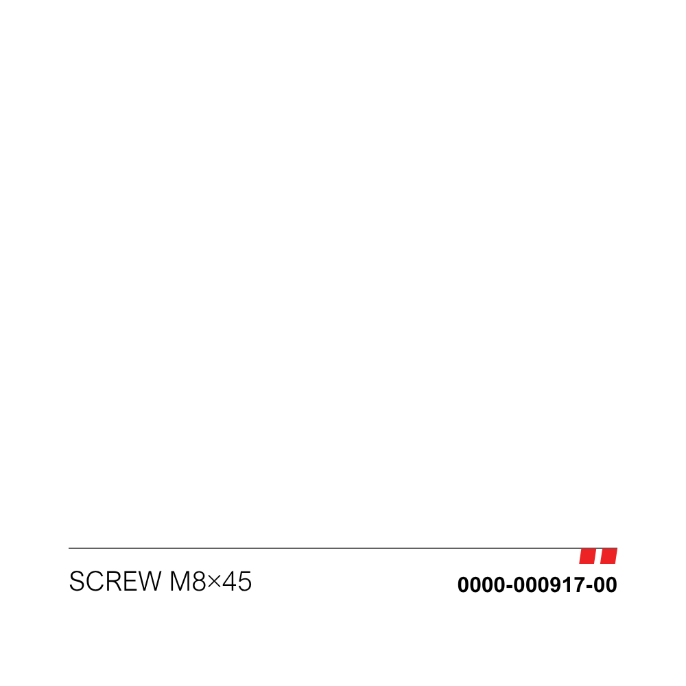 Screw M8*45 [0000-000917-00]