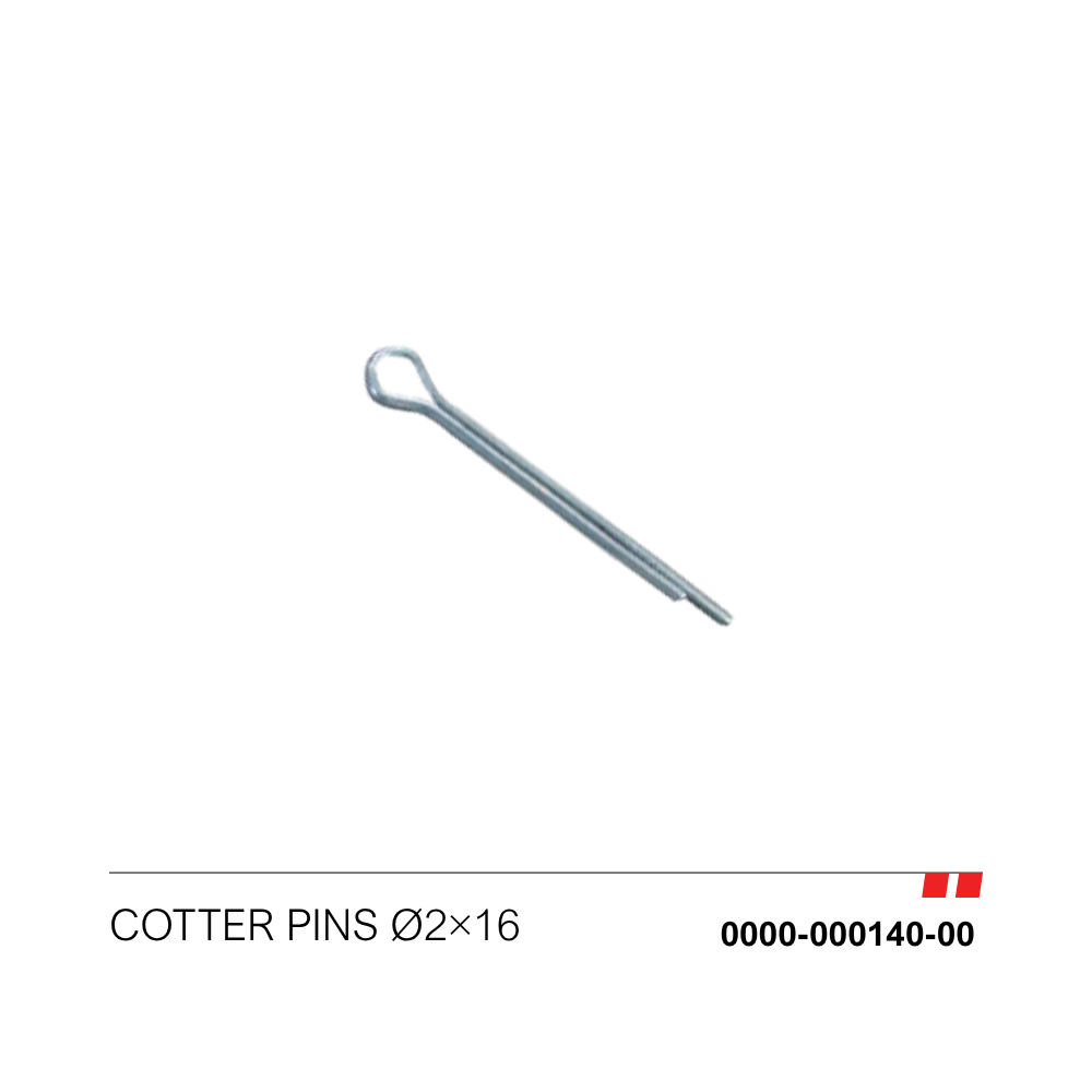 Cotter pins ø2×16 [0000-000140-00]