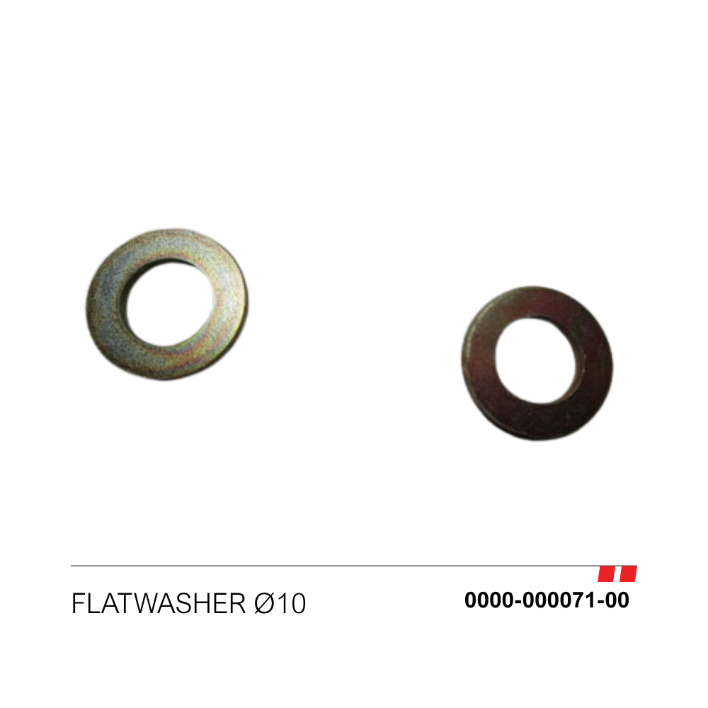 Flatwasher ø10 [0000-000071-00]