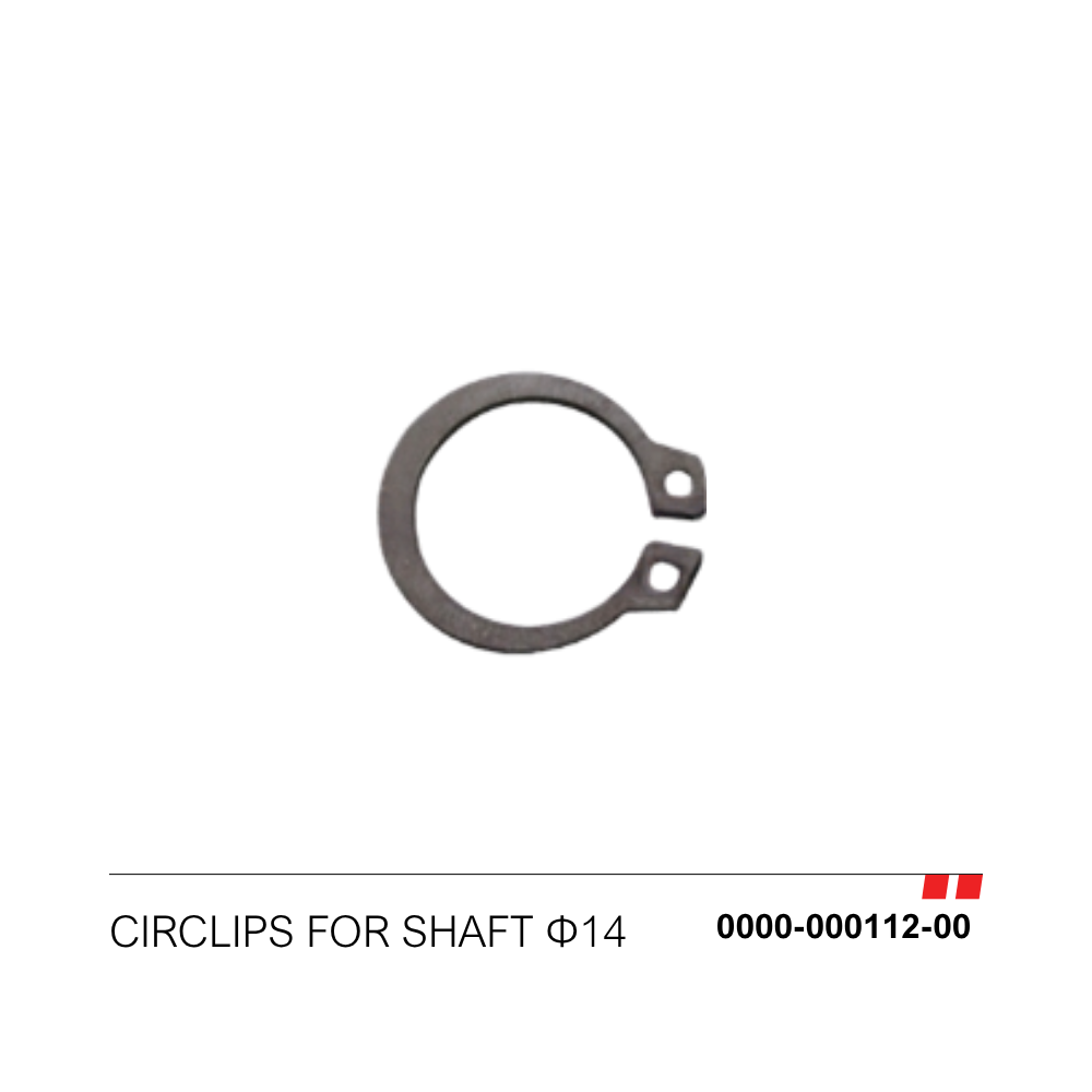 Circlips for shaft φ14 [0000-000112-00]