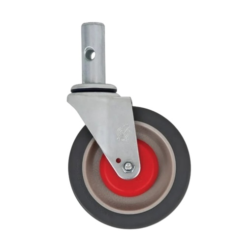 [2665] LIFTEK / MAGINER Gemini Castors,125mm dia x 30mm width,  Grey Non-Marking