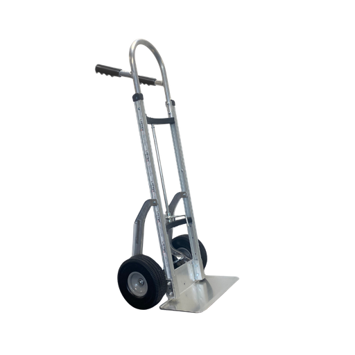 [2924] Liftek Sack Truck Mercha - Keg Hook Frame, D Nose, 30 Handle, PP Wheels, Step Sliders