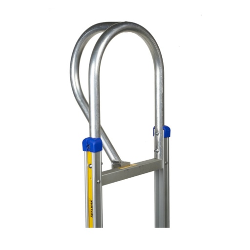 [2934] Handle: Liftek Sack Truck P Handle Straight Frame 1300mm