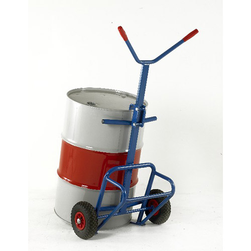 Drum Truck with Rear Support. 2 Wheel Dia. & either Pneumatic or Solid to choose from-0