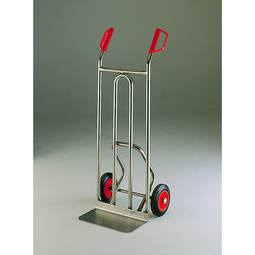 Stainless Steel Sack Truck with Solid Wheels-0