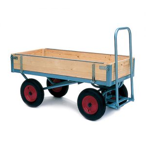 Medium Turntable Trolley with Hinged Sides-0
