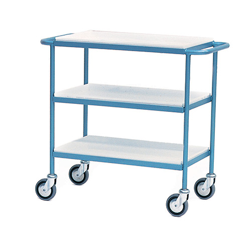 Shelf Trolley with Steel Trays-0