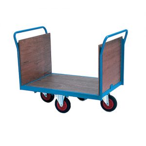 Heavy Duty Trolley Easy Steering Platform Trolley Truck-0