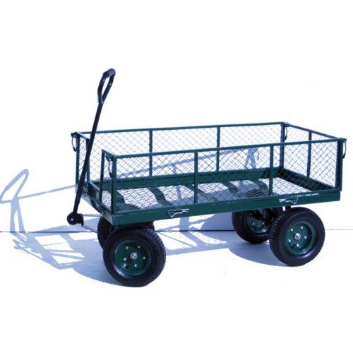 Heavy Duty Turntable Platform Trolley with Mesh Sides-0