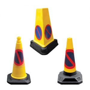 No Waiting Cones - moulded from UV stabilised polyethylene and base weighted-0
