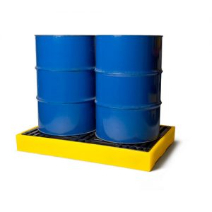 2 Drum Polyethylene Workfloor Platform-0