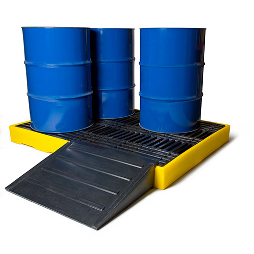 4 Drum Polyethylene Workfloor Platform-0