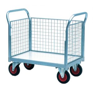 Three Sided Plastic Base Trolley-0