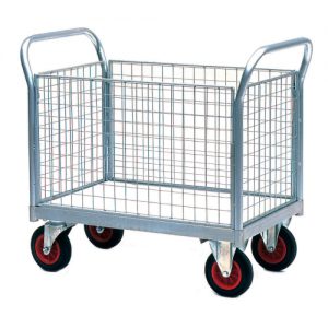 Four Sided Plastic Base Trolleys-0