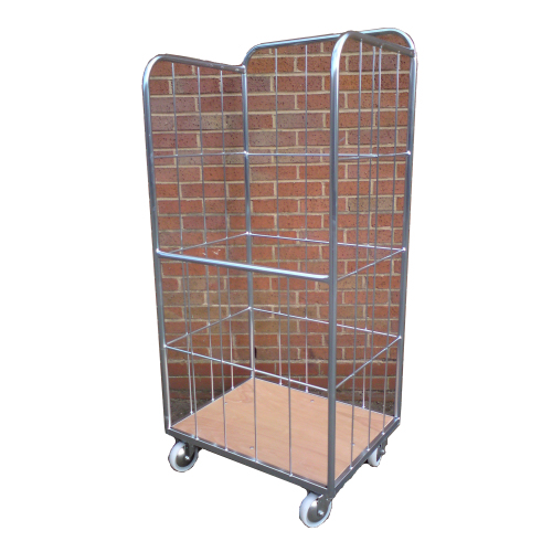 Laundry Trolley with Plywood Base-0