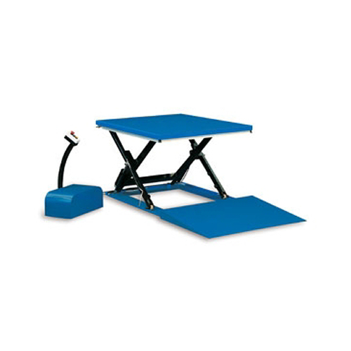 Low Profile Scissor Table with Ramp-0