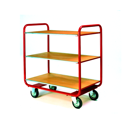 General Duty Shelf Trolley with 3 Shelves-0