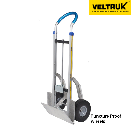 Veltruk 'Tote' Sack Truck with Step Gliders, Wheel Guards and Folding Nose Plate