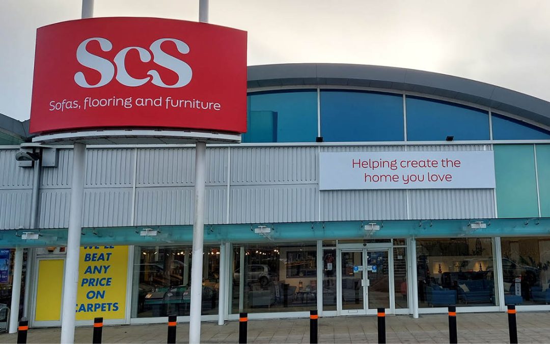 Client ScS sofas, flooring & furniture shop front