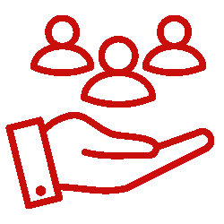 Removes risk on slopes & rough floors